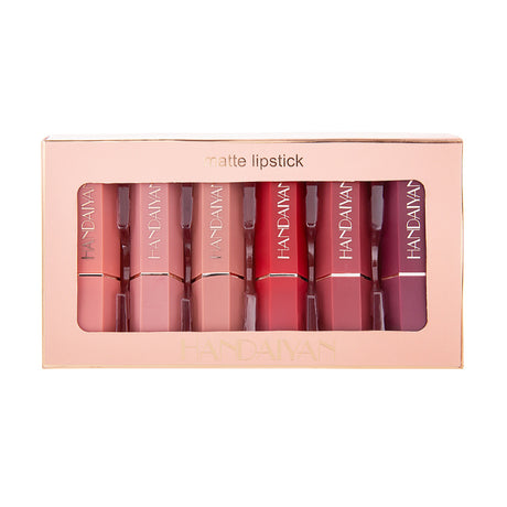 HANDAIYAN Matte Lipstick Gift Box Set of 6 Non-stick Cup Lipstick Lipstick - V.I.P Digital Presence