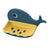 Whale Shape Free Punch Soap Rack Bathroom Drain Soap Box Toilet Soap Rack Wall-Mounted Rack - V.I.P Digital Presence