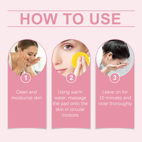 Turmeric Acid Cleansing Pad Gently Cleanses Face Skin With Refreshing And Balanced Oil Skin Care Cleansing Pad - V.I.P Digital Presence