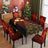 Christmas printed tablecloth, chair cover, waterproof, oil resistant, festive decoration, dining table cloth, chair cover, universal household use - V.I.P Digital Presence