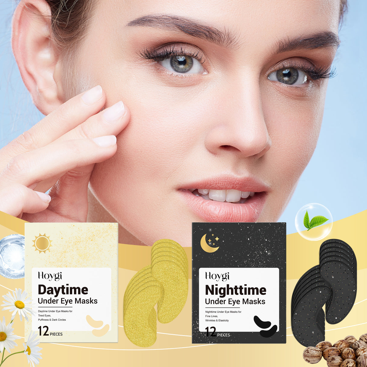 Eye Mask Series Hydrating And Moisturizing Elastic, Soothing And Firming Skin Care Eye Mask