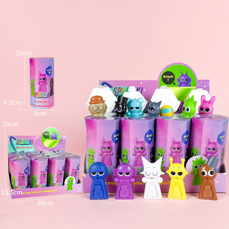 Party Angel Cheek Blind Box Car Ornament Mobile phone Decoration Handmade Anime Doll Finished End Box - V.I.P Digital Presence