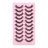 New Russian Volume False Eyelashes DD Curved Thick Eyelashes Ten Pairs Of Chemical Fiber Natural Charm Eyelashes - V.I.P Digital Presence