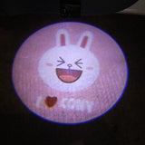 2pcs Wireless Car Projector Light Car Door Light Car Logo LED Laser Projector Welcome Light - V.I.P Digital Presence