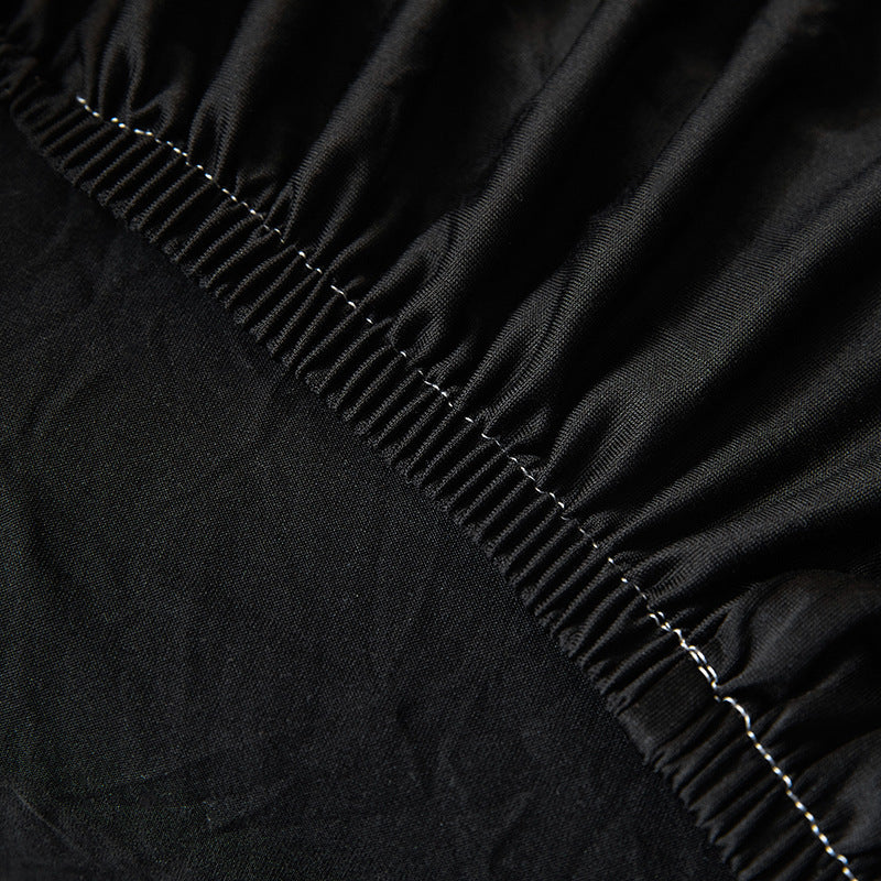 Elastic solid color semi-circular sofa cover, internet cafe, sand caf é, hotel leisure booth, all inclusive, single sofa chair cover - V.I.P Digital Presence