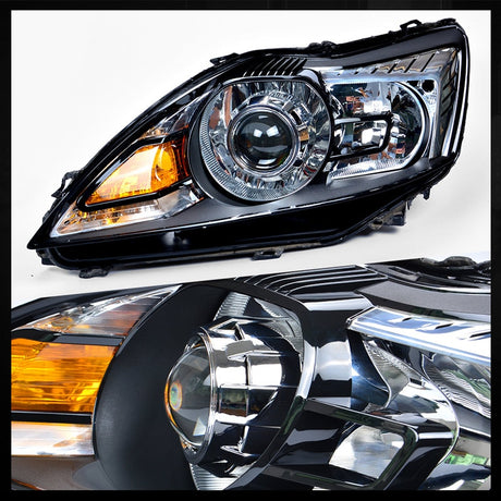 RACBOX 2Pcs 2.5 Inch Universal Bi Xenon HID Projector Lens Silver Black Shroud H1 Xenon LED Bulb H4 H7 Motorcycle Car Headlight - V.I.P Digital Presence