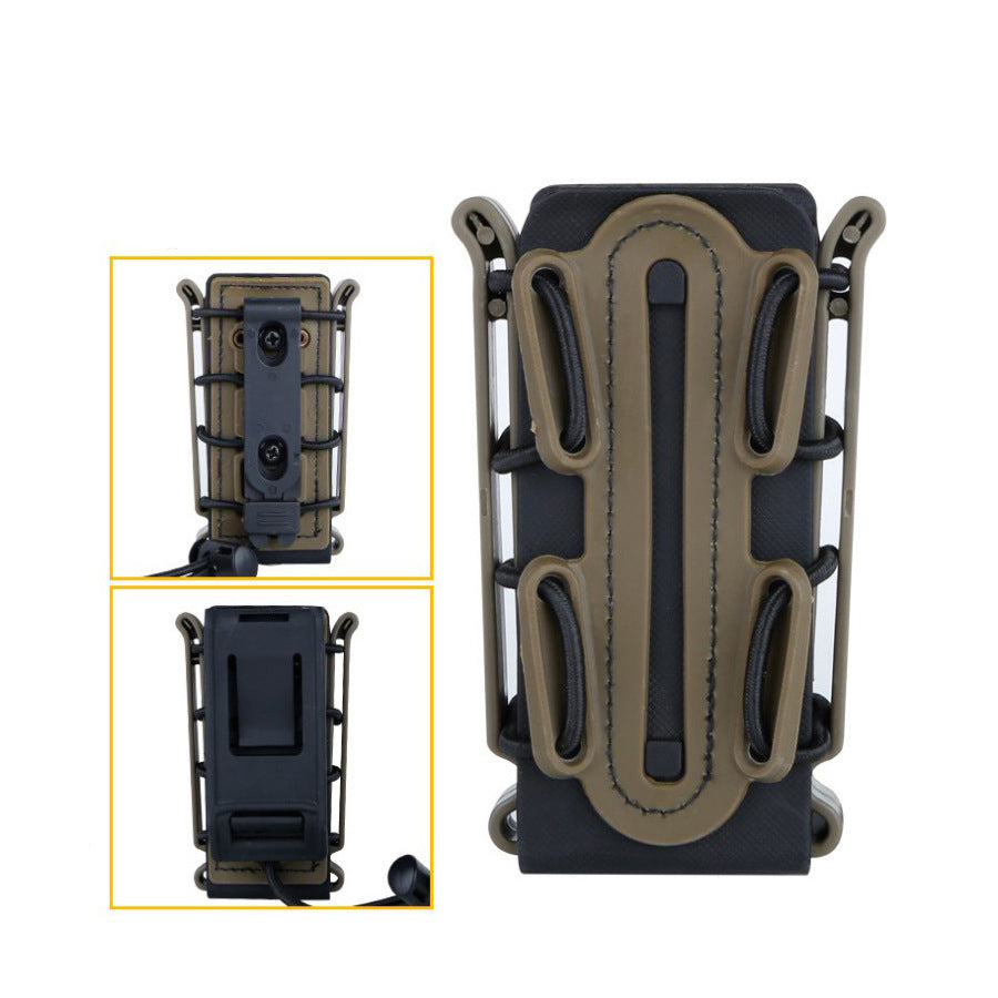 Live CS Tactical Waist Hanging Box 5.56&7.62 Elastic Scorpion Quick Pull Outdoor Multi purpose Kit - V.I.P Digital Presence