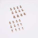 Nordic Style Wearing A Simple Nail Patch Line Manicure Patch French Manicure Press On Nails - V.I.P Digital Presence