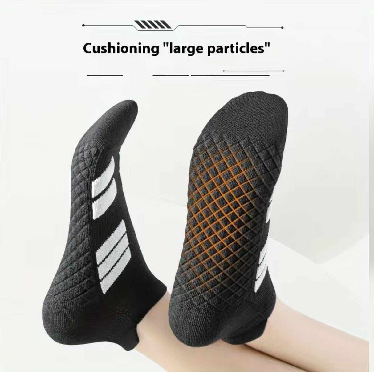 SportEase No Show Socks