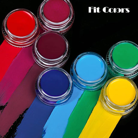 Fit Colors 12 Color Fluorescent Eyeliner Halloween Face Color Painting - V.I.P Digital Presence