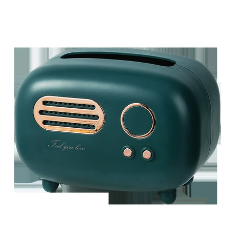 Paper towel box ABS light luxury retro style gift for living room, high-end home drawer paper towel box - V.I.P Digital Presence