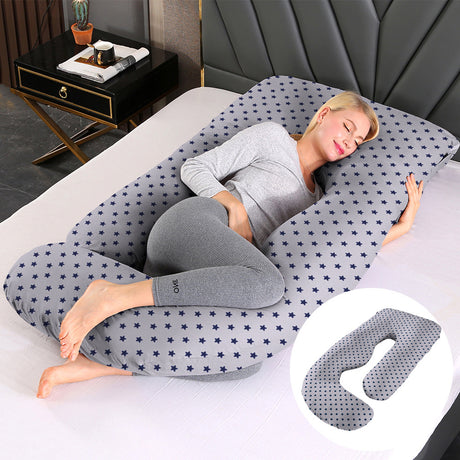 Pregnant women's pillow waist protection side sleeping slope pillow J-shaped pregnancy sleeping pillow - V.I.P Digital Presence