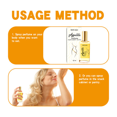 North moon Appetite Suppression Perpume, Light Fragrance Natural Fragrance Body Firming Skin Belly Bye Meat Slimming Spray - V.I.P Digital Presence
