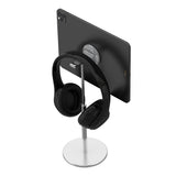 Soporte de auriculares colgante con elevación de disco facial, apto para iPad de Apple, teléfono móvil y tableta, soporte magnético universal. 