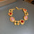 Copper Inlaid Rhinestone Vintage Bracelet - V.I.P Digital Presence