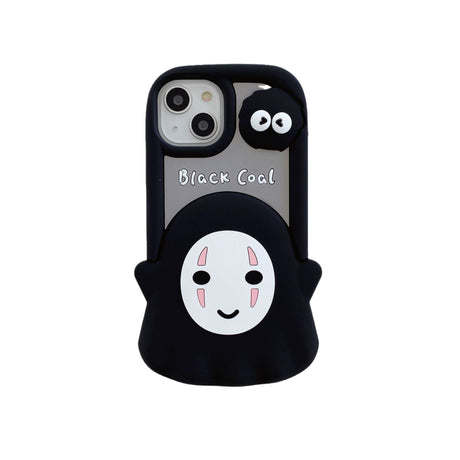 Suitable for Apple 14pro faceless male mobile phone case cute ins style iPhone12/13/14promax silicone soft - V.I.P Digital Presence