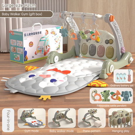 Kids Toys Hobbies Mat 4 IN 1 Baby Walker Gym Training Foldable Musical Paly Mats with Piano and Light - V.I.P Digital Presence
