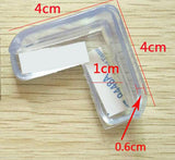 4 protectores de silicona para esquinas de mesa para bebés 