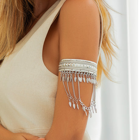 Western cowboy style metal tassel arm chain arm chain Dunhuang chain retro cross-border arm bracelet jewelry - V.I.P Digital Presence