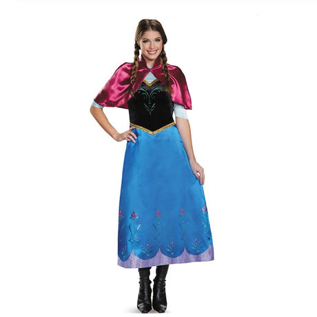 Halloween costume Frozen cosplay Anna dress cosplay queen costume - V.I.P Digital Presence