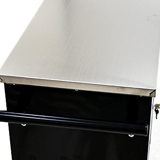 7 DRAWERS MULTIFUNCTIONAL TOOL CART WITH WHEELS-BLACK+BLUE - V.I.P Digital Presence