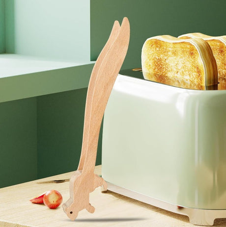 Kitchen and Home Good Items Squirrel Toast with Pine Wood Squirrel Baked Bread Pliers - V.I.P Digital Presence