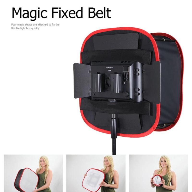 Difusor de luz LED portátil plegable universal, caja de luz suave, cubierta de lámpara, cámara digital, herramientas de estudio de fotografía 