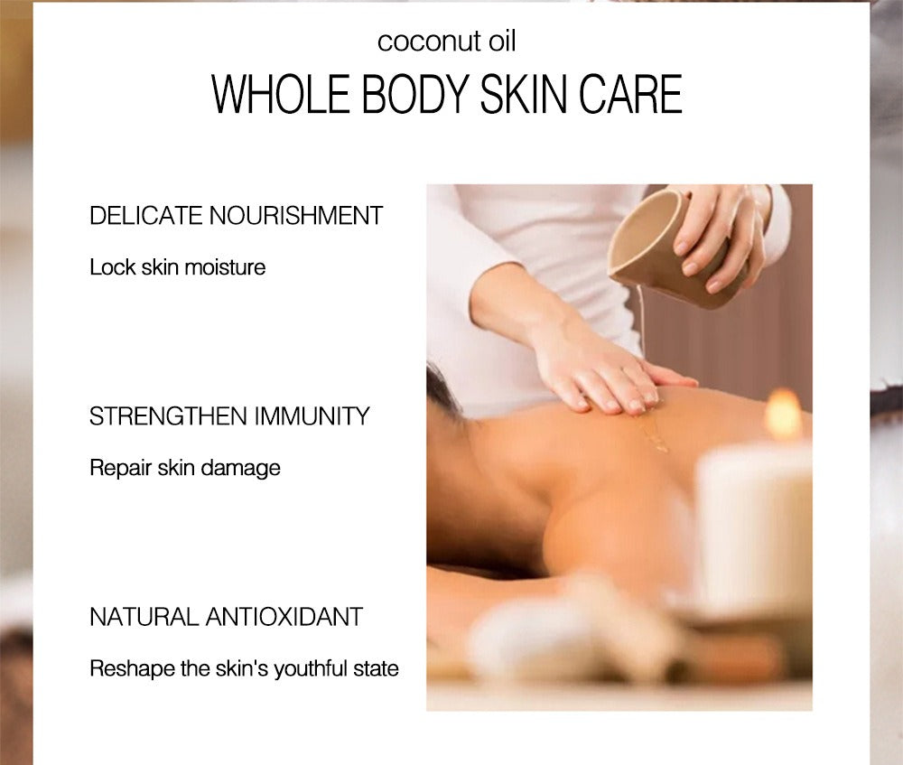 Coconut Skin Care Massage Body Care Essential Oil Coconut oil - V.I.P Digital Presence