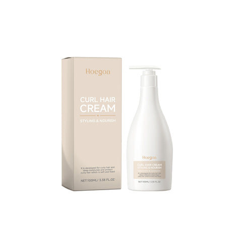 Moisturizing Curl Cream, Hydrating Glossy Curl Cream, Hydrating Hair Elastic Curl Cream - V.I.P Digital Presence