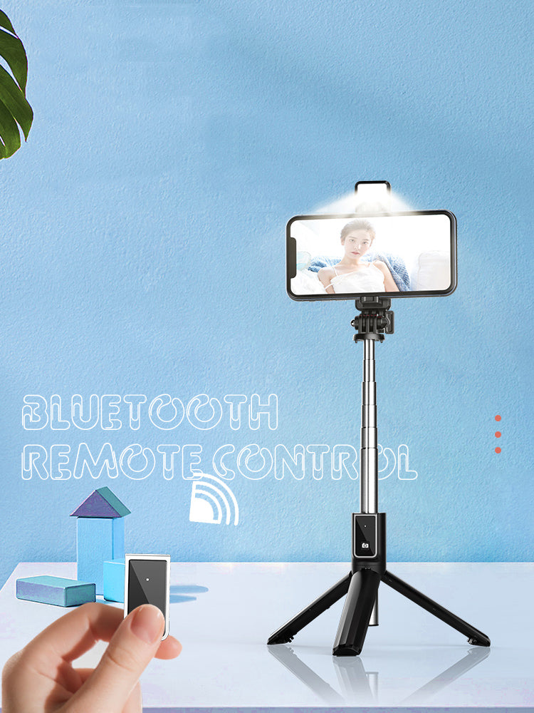 Palo selfie P40S con Bluetooth, trípode universal para teléfonos móviles Android/iOS.