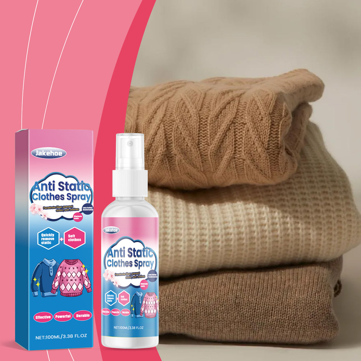 Clothing Anti-Static Wrinkle Spray Soft And Comfortable To Remove Clothing Wrinkles Smooth Static-Free Spray - V.I.P Digital Presence