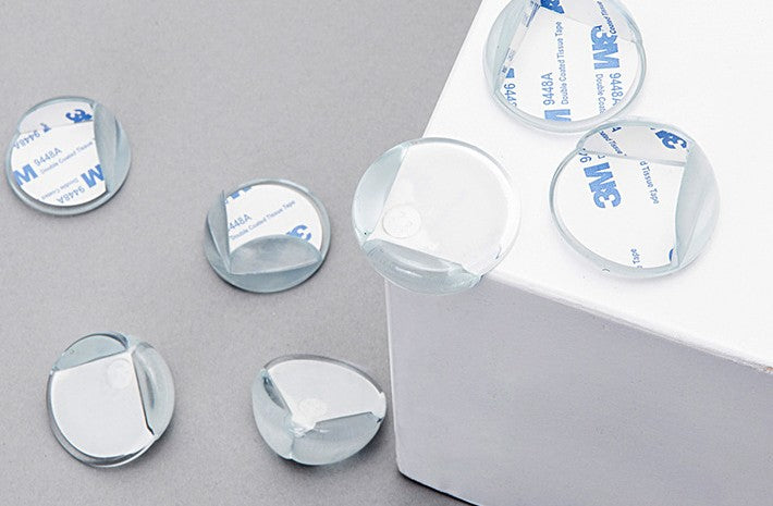 12 protectores de silicona para bordes de mesa de seguridad para bebés y niños