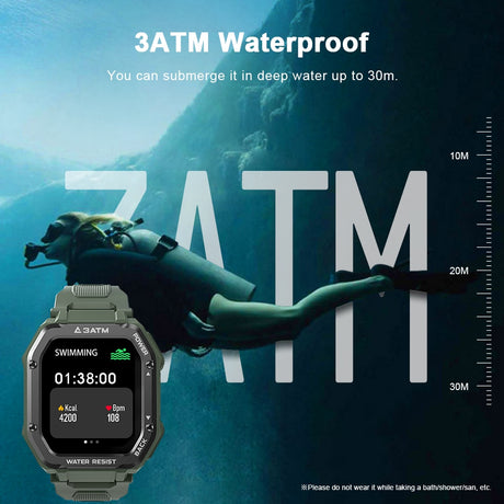 Smartwatch 2021 KOSPET ROCK Rugged Watch For Men Outdoor Sports Waterproof Fitness Tracker Blood Pressure Monitor Smart Watch - V.I.P Digital Presence