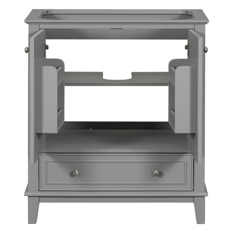 30 inch bathroom vanity no sink  base only gray - V.I.P Digital Presence