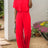 Off-Shoulder Wide Leg Jumpsuit - V.I.P Digital Presence