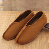 Monk Shoes Single Shoes Arhat Shoes Men's Cloth Top Cotton Shoes Monk Light soled Meditation Shoes - V.I.P Digital Presence