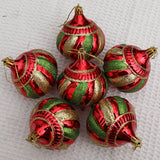 Christmas decoration painted onion shaped ball Christmas tree decoration hanging ball spiral cone ball - V.I.P Digital Presence