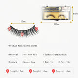 1Pair Mink Lashes 3D Mink  Long False Eyelashes Natural Lightweight Mink Eyelashes - V.I.P Digital Presence