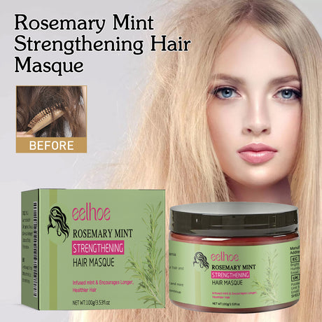 Rosemary Hair Mask Deeply Nourishes And Softens Hair, Repair Dry Hair And Fluff Hair Treatment Hair Mask - V.I.P Digital Presence