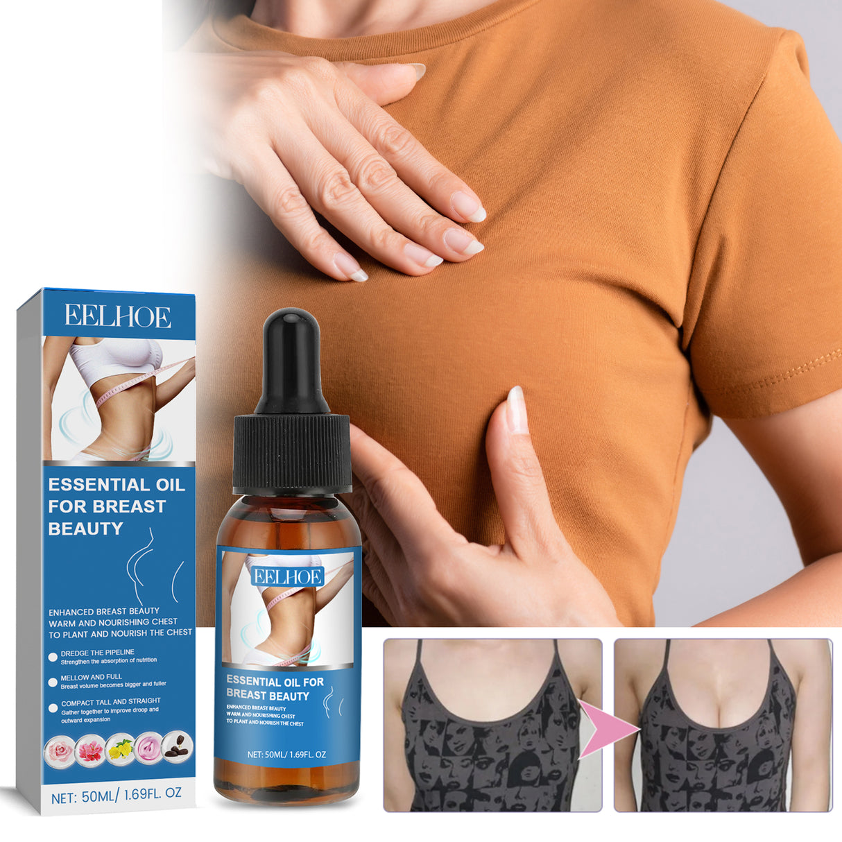 Breast Lift Essential Oil Moisturizes Firming And Firming Breast Massage Treatment Essential Oil