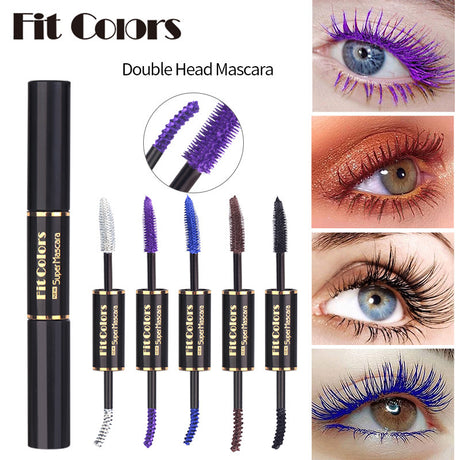 Fit Colors Double-Head Color Mascara Thick Curling Waterproof Not Smudged Multi-White Eyebrow Mascara - V.I.P Digital Presence