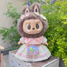 Ropa con diseño LABUBU de 58 cm, ropa de muñeca ZIMOMO, juguete de peluche LABUBU de goma, ropa linda