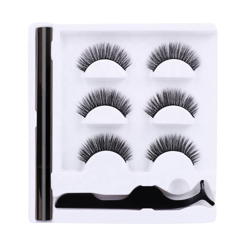 New magic eyeliner eyelash set false eyelash set upgraded magic eyeliner dual-use - V.I.P Digital Presence
