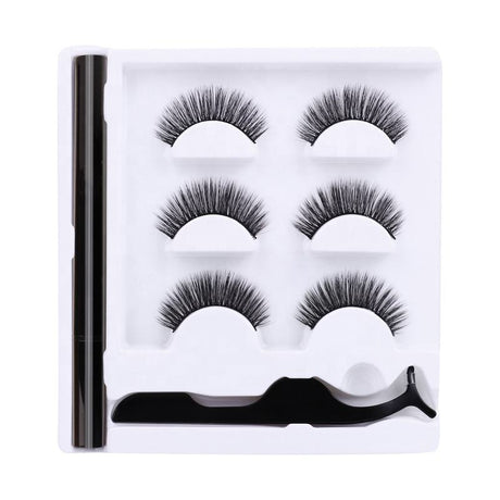 New magic eyeliner eyelash set false eyelash set upgraded magic eyeliner dual-use - V.I.P Digital Presence