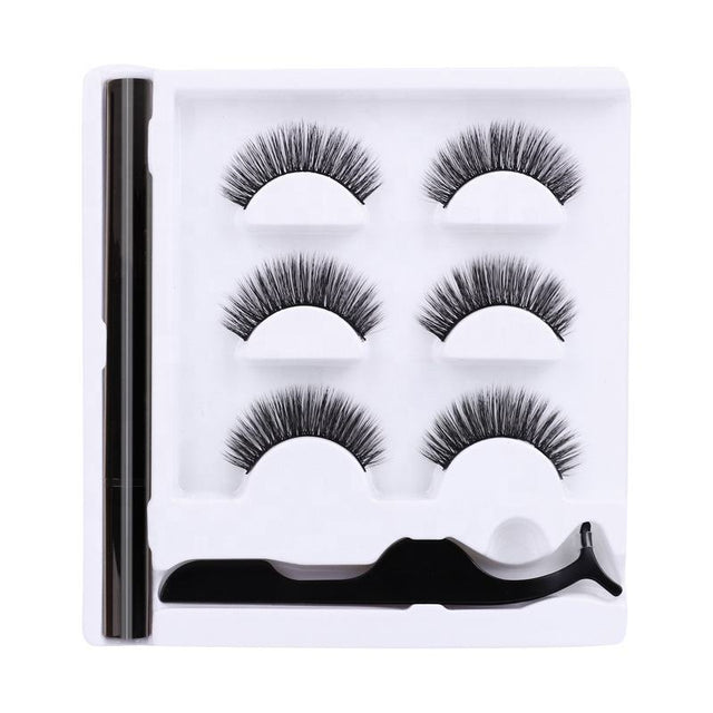 New magic eyeliner eyelash set false eyelash set upgraded magic eyeliner dual-use - V.I.P Digital Presence
