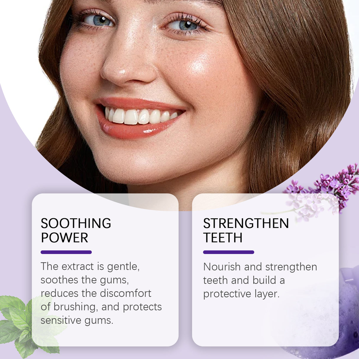 Purple Teeth Cleaning Mousse, Clean And Care For Teeth Oral Care Remove Stains And Gentle Teeth Cleaning Mousse - V.I.P Digital Presence