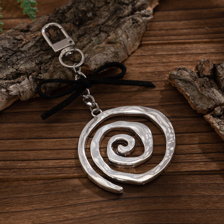 Original Design Spiral Pendant Keychain Versatile Alloy Korean Velvet Pendant - V.I.P Digital Presence