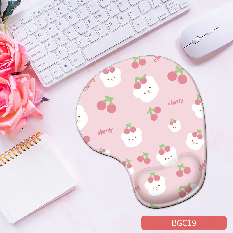 Silicone wrist mouse pad female comfortable computer soft non-slip hand rest pad thick non-slip wrist rest cute game pad - V.I.P Digital Presence