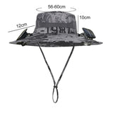 Solar fan hat: wide - brim bucket hat with 2 solar fans, men’s summer cap for outdoor fishing, camping, hiking. - V.I.P Digital Presence