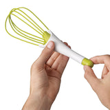 Rotating plastic egg beater multifunctional manual egg mixer easy to clean and dough baking tool - V.I.P Digital Presence